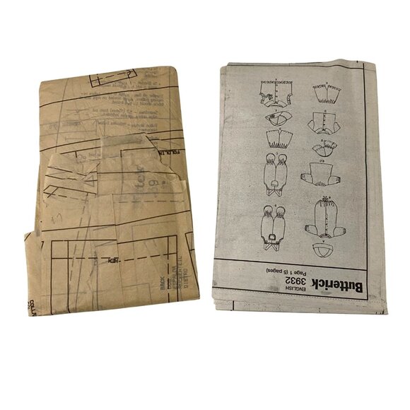 Butterick Cabbage Patch Kids Sewing Pattern Lot of 2 Doll Clothing Ephemera Y2K - Picture 3 of 5